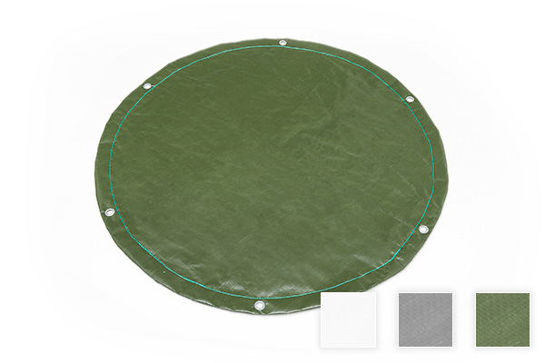 Neu im Shop - runde Abdeckplane nach Maß