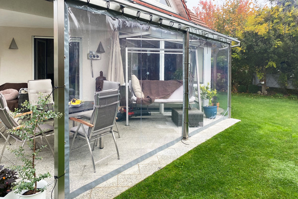 transparent und wasserdicht