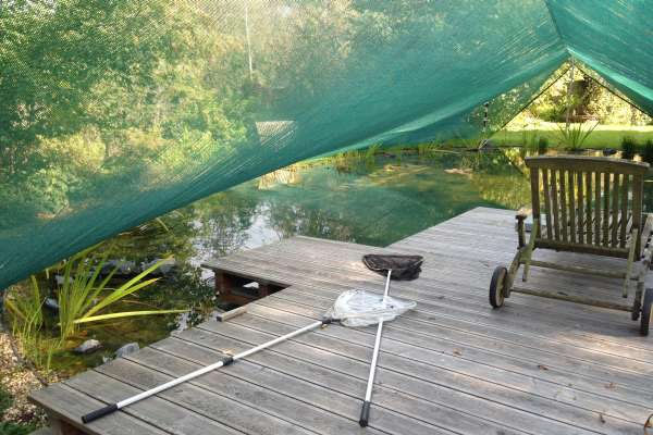 laubnetz Laubnetz Teichnetz mit Ösen Region München Dachau Pfaffenhofen