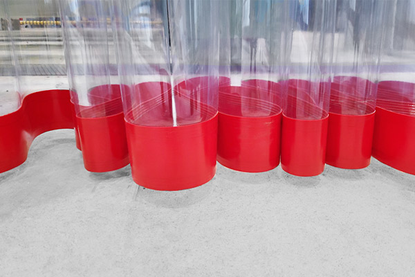 industrievorhang_geschlossen Industrievorhang eng zusammenschiebbar