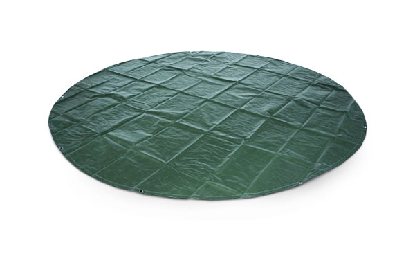 abdeckplane_rund_oesen Abdeckplane rund grün - Durchmesser 3m, 4m und 5m - 210 g/m²