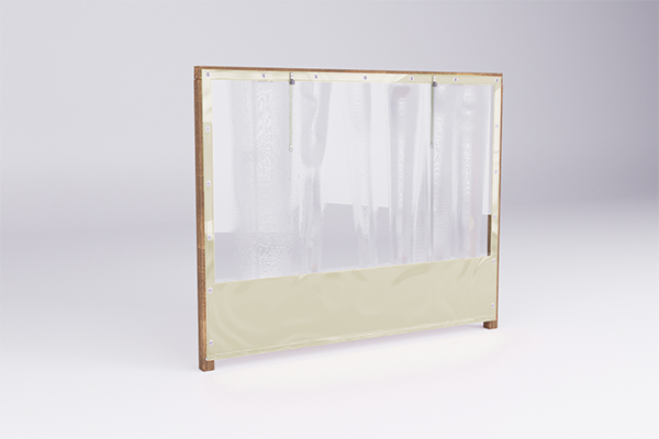 LKW-Plane transparent nach Maß mit Ösen