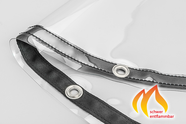 pvc-lkw-abdeckplane-rund-transparent-schwer-entflammbar Verarbeitung in Sattlerqualität