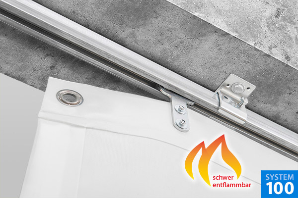 Schiene System 100 bis 4 m Höhe empfohlen