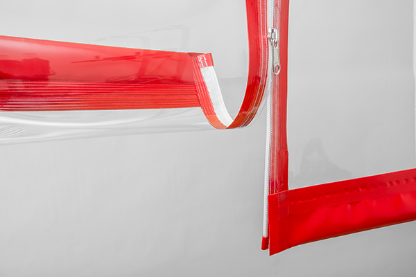 wetterschutzplane_teilbar Reißverschluss verdeckt eingearbeitet - optional wählbar