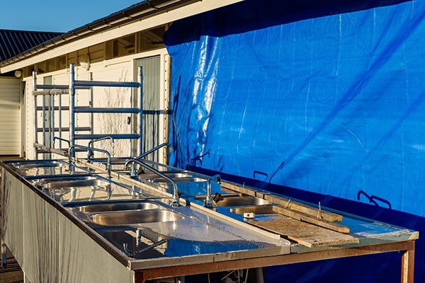 Windschutz - Baustelle Windschutznetze Bauzaunnetze Bauzaunplane Shop