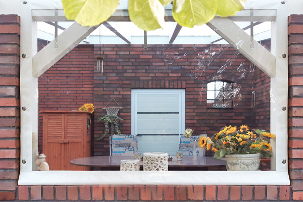 Outdoor Windschutz für Terrasse, Balkon und Garten