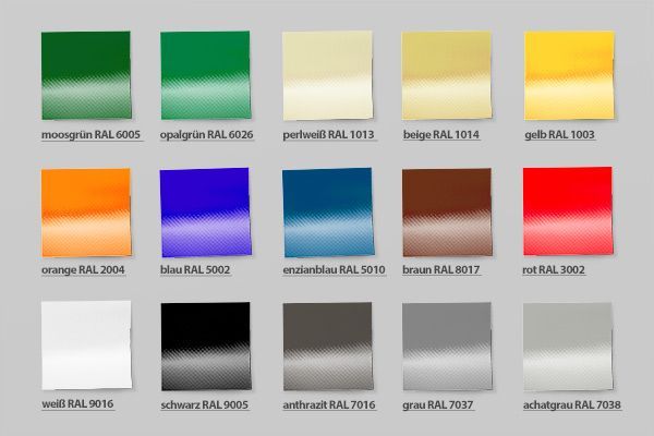industrievorhang-farben lieferbare Farben