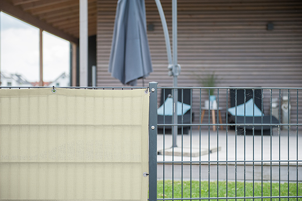 Sichtschutz auf dem Balkon