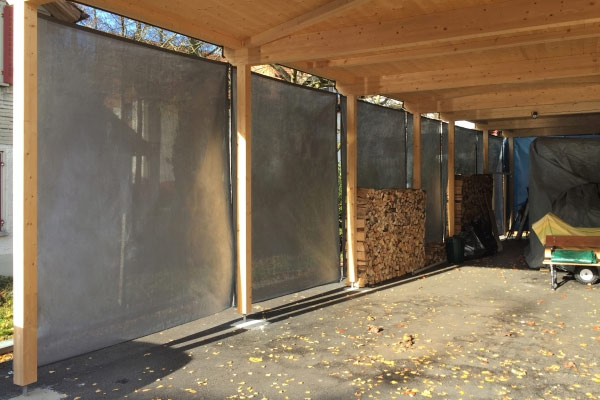 Windschutz nach Bregenz am Bodensee in Österreich - Windschutznetz nach Maß