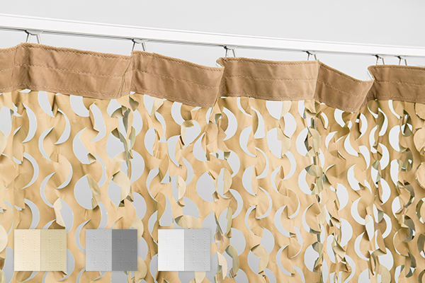 kategorie_outdoor_vorhang_camouflage Outdoor-Vorhang Camouflage nach Maß mit Vorhangschiene und Zubehör