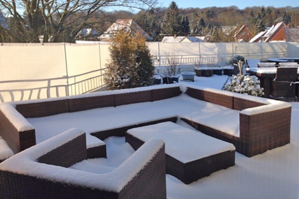 Sichtschutz für die Dachterrasse