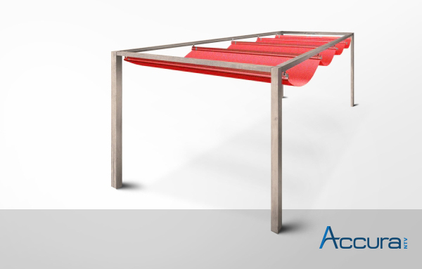 Seilspannmarkise für Pergola und Pavillon