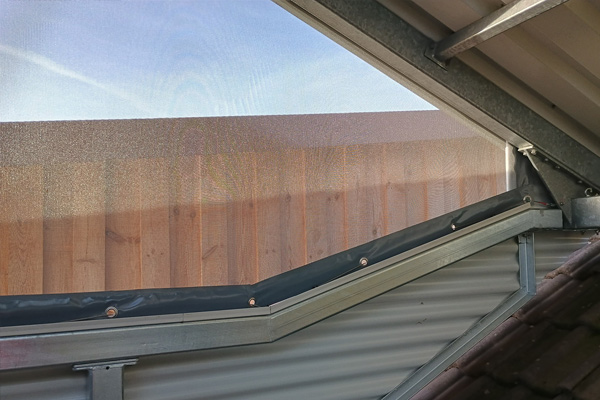 PVC-Windschutzgitter im Gewerbeeinsatz PVC-Windschutzgitter im Gewerbeeinsatz