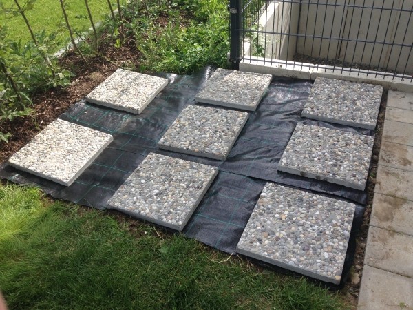 Bodengewebe gegen Unkraut