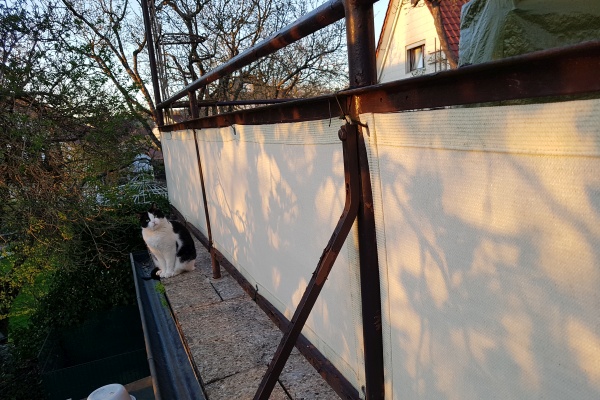 Sichtschutz und Windschutz für Balkon und Terrasse