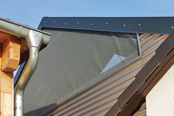 PVC-Windschutzgitter im Gewerbeeinsatz