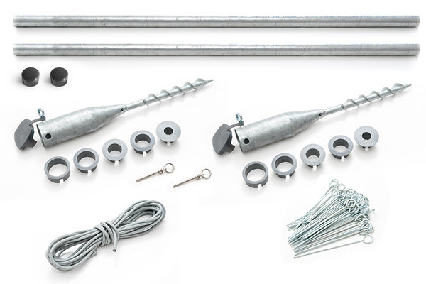 Verspannungsset 10 m für Teichnetz