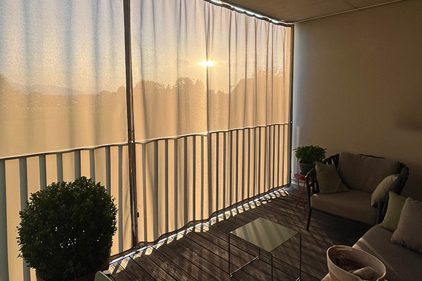 Outdoor-Vorhang Structure – Privatsphäre mit Weitblick