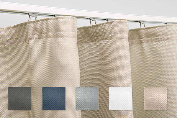 Outdoor-Vorhang Structure mit Vorhangschiene und Zubehör nach Maß