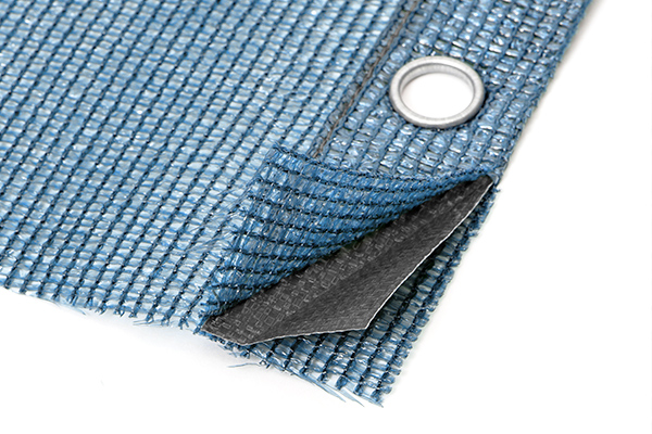 bauzaunnetz_saum_oesen_detail Verstärkter Saum für langfristigen Einsatz