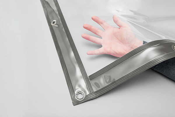 Folie transparent 17,75 €/m² 2,0 mm stark PVC Klarsichtfolie  bis 2,0 m Breite 